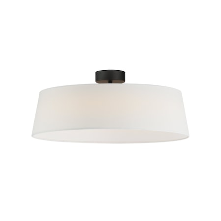 Maxim Lighting Paramount 21'' LED Flush Mount, Black 10332WTBK
